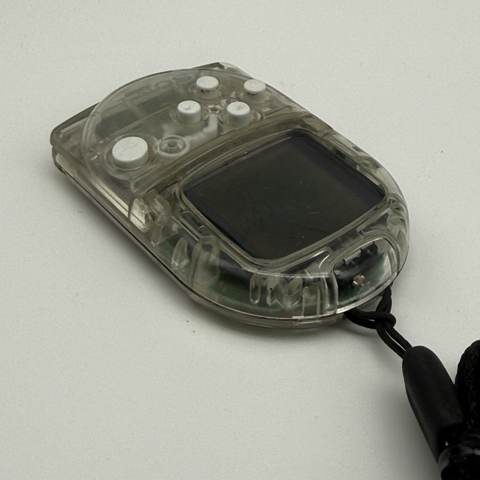 Sony Playstation Pocket Station Transparent Clear +Strap SCPH-4000 LCD Burn USA4