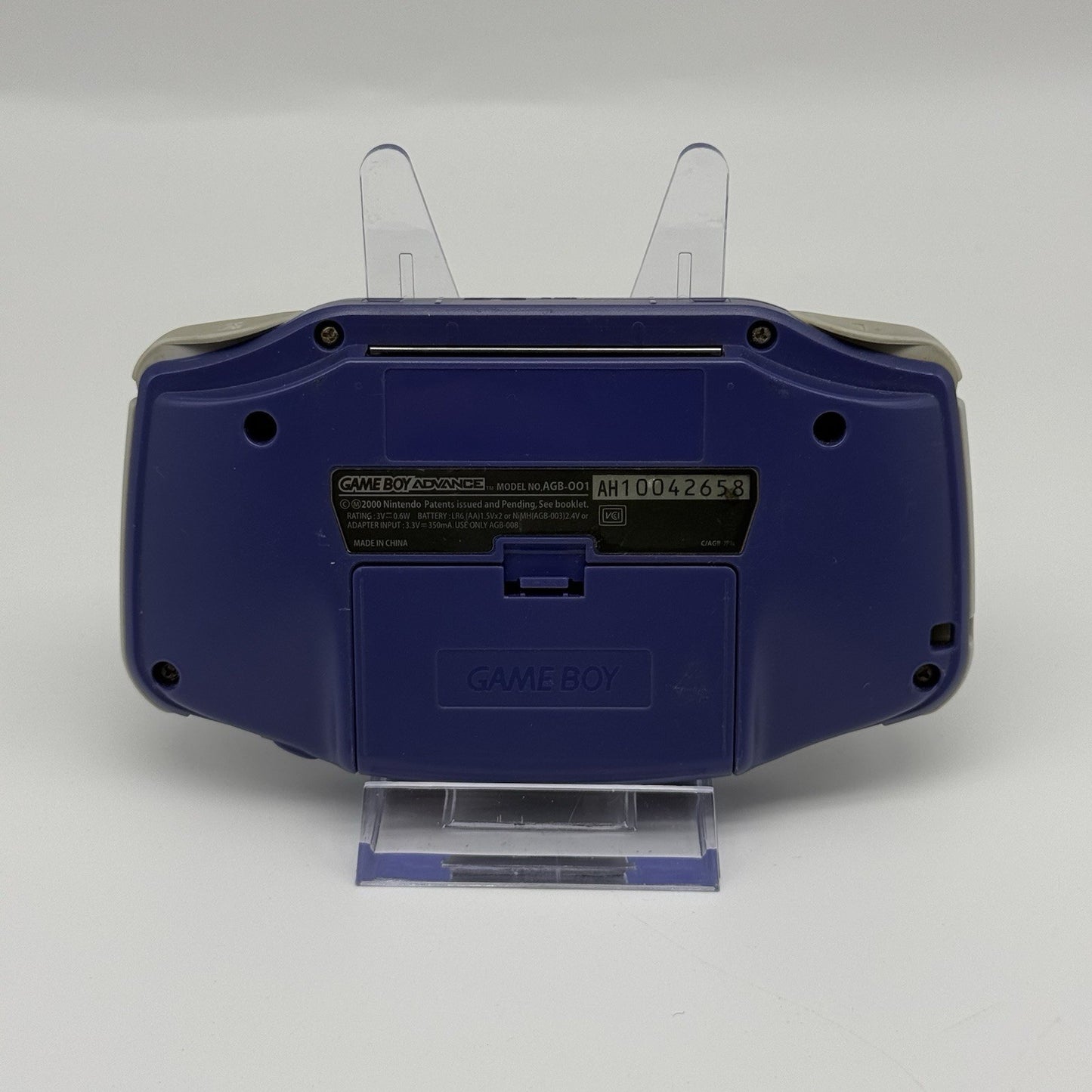 Nintendo Game Boy Advance GBA Console AGB-001 Indigo Purple OEM - Tested Working4