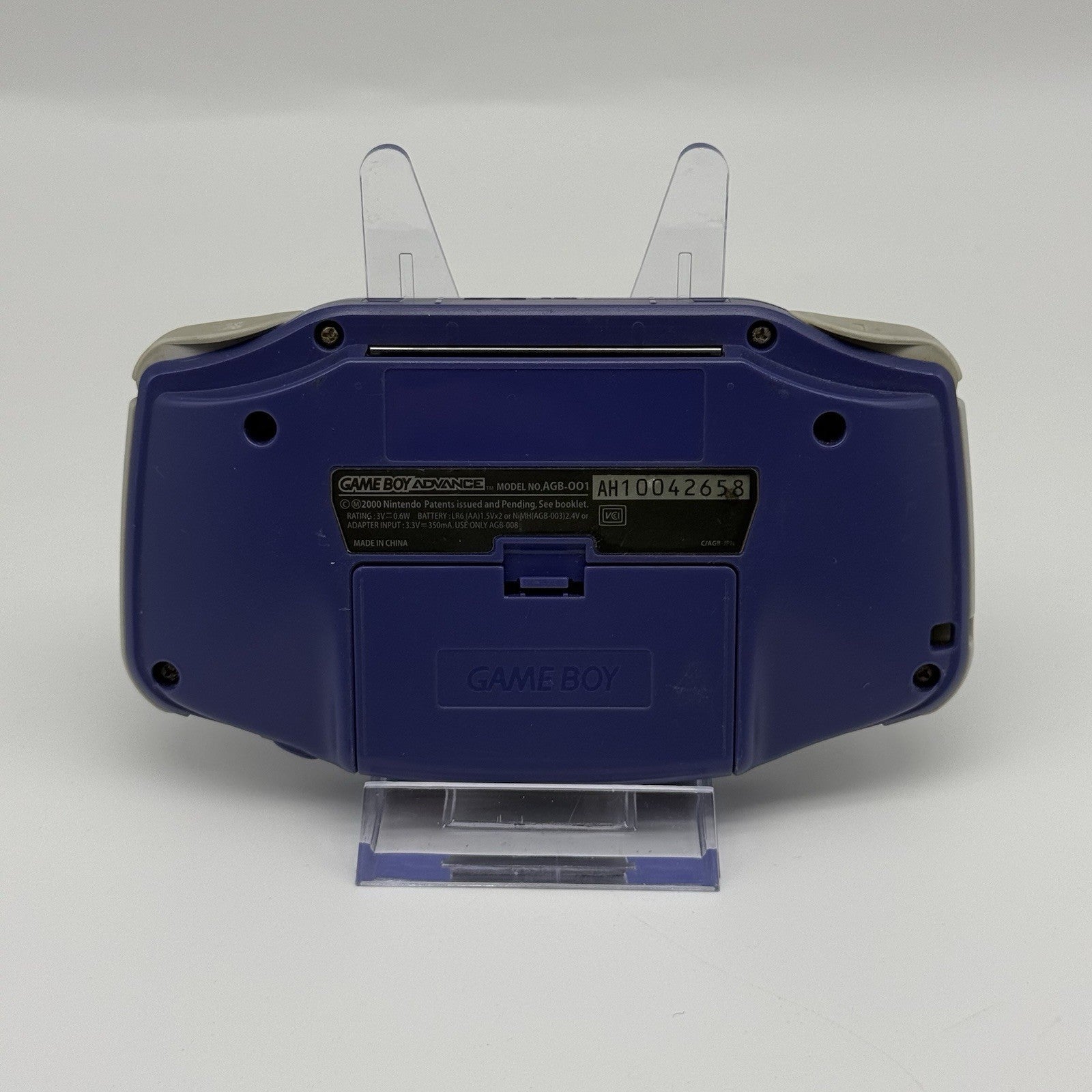 Nintendo Game Boy Advance GBA Console AGB-001 Indigo Purple OEM - Tested Working4