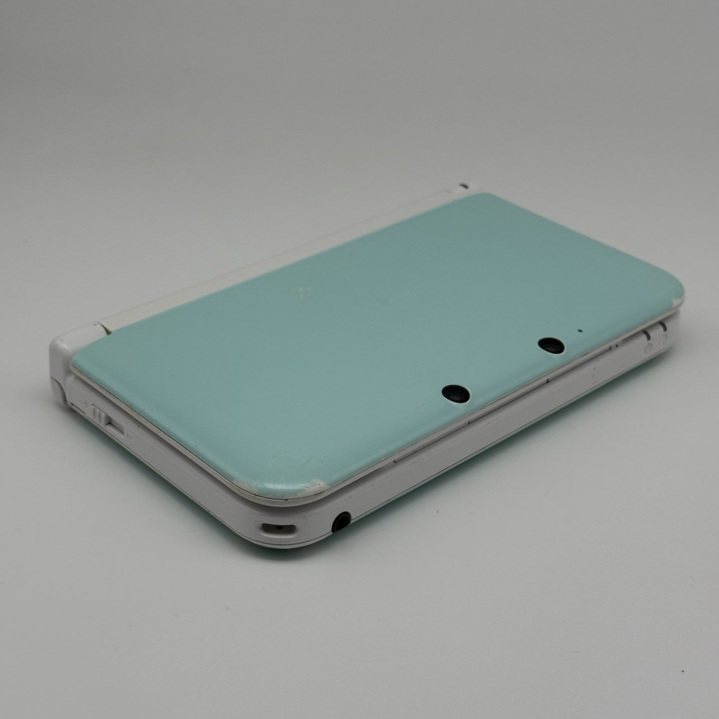 Nintendo 3DS XL LL Mint White Console JP Region - *For Parts Repair* Camera & LR3