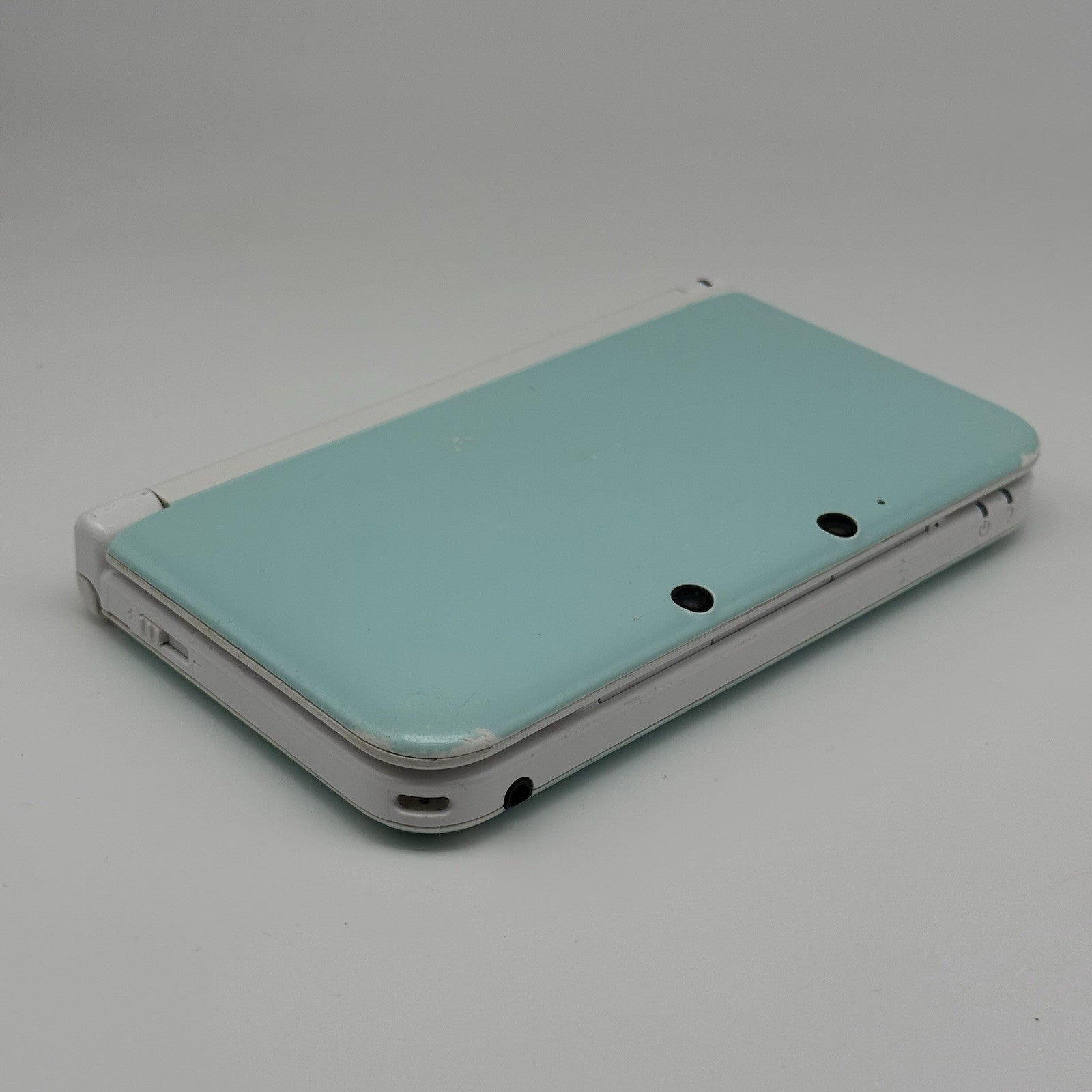 Nintendo 3DS XL LL Mint White Console JP Region - *For Parts Repair* Camera & LR3