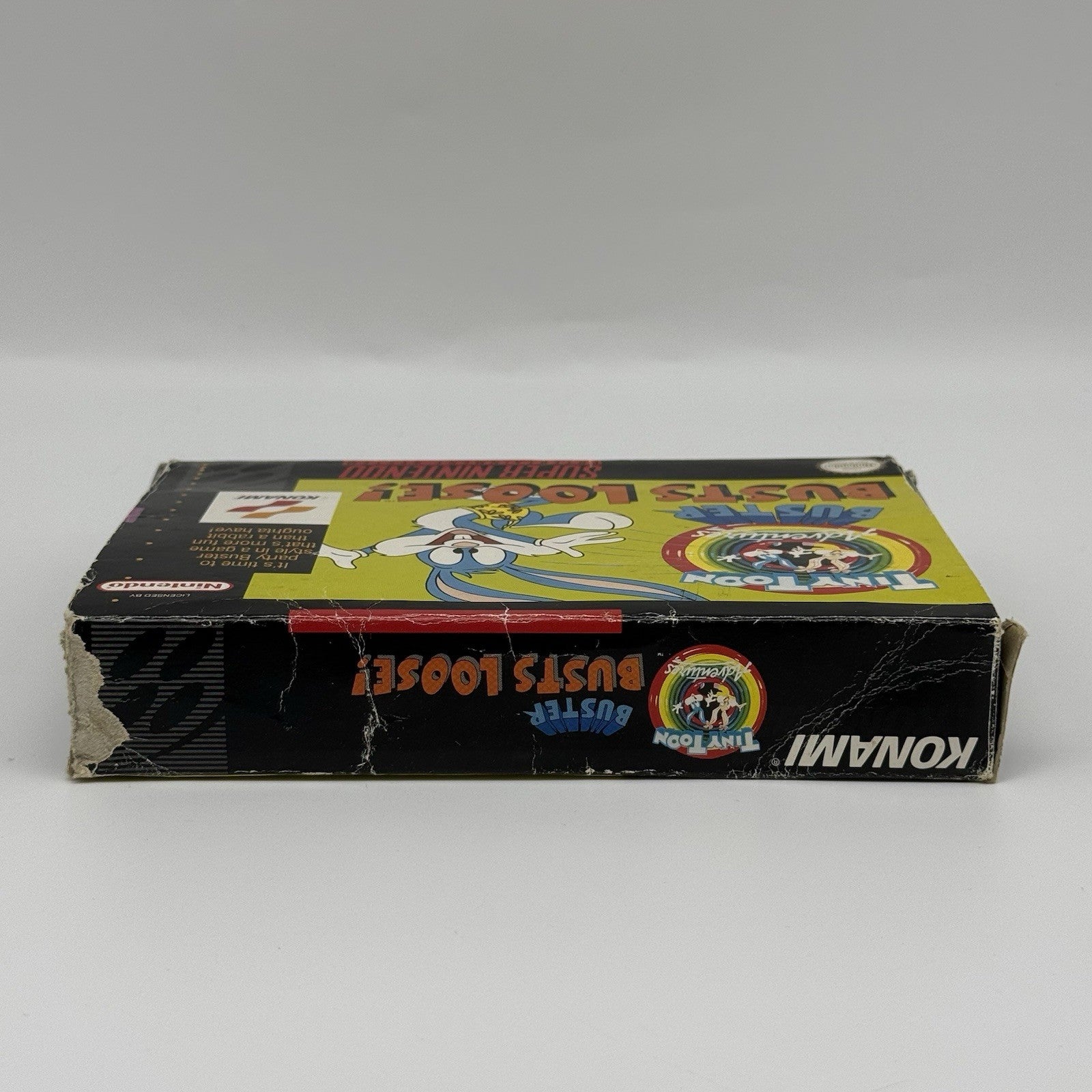 Tiny Toon Buster Busts Loose SNES Super Nintendo Game In Box (No Manual) TESTED13