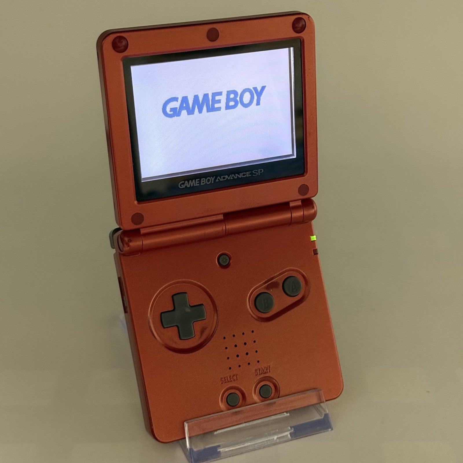 Nintendo Gameboy Advance GBA SP Red Console AGS-001 w/Charger - Tested2