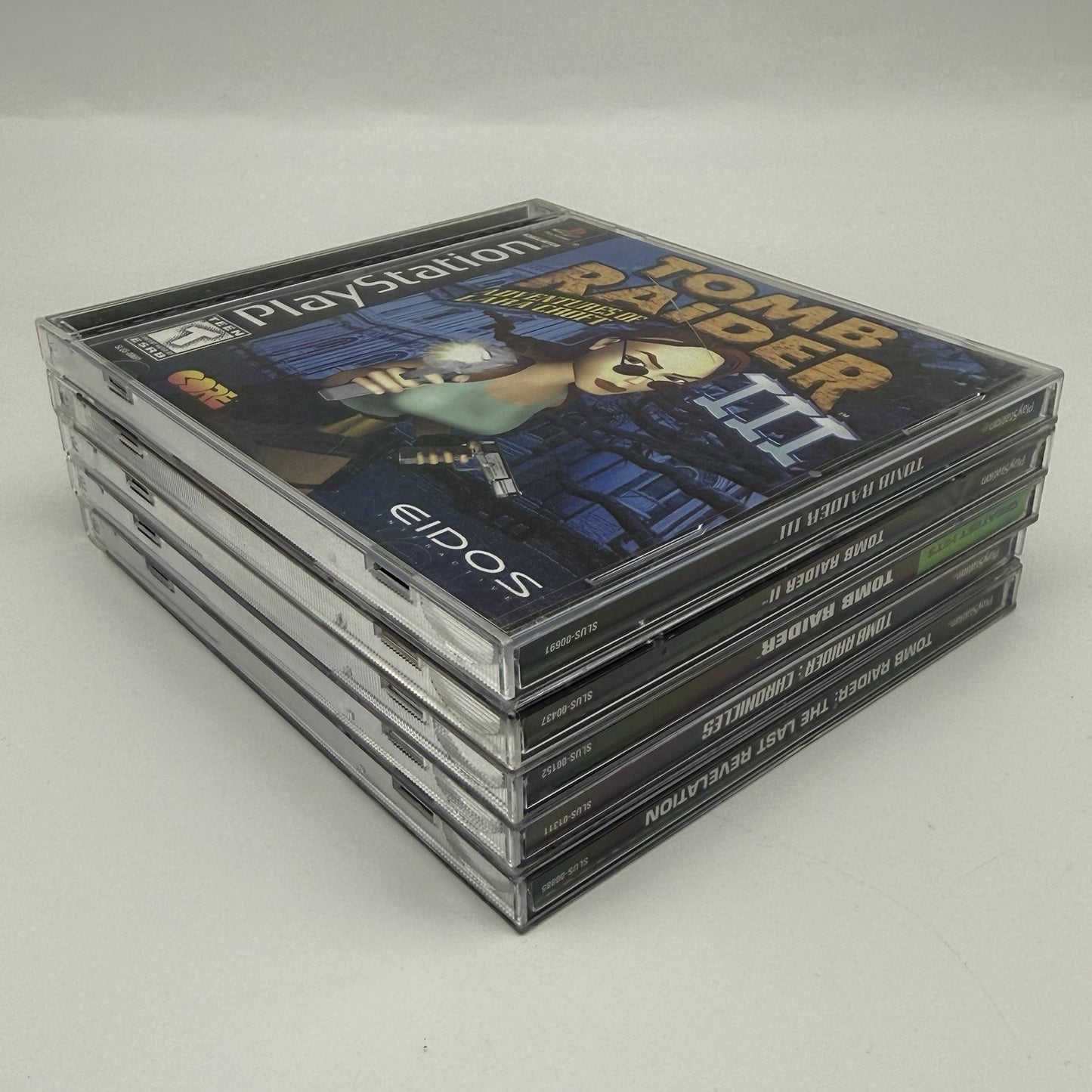 Tomb Raider 1-5 Sony PlayStation PS1: 5 Game Lot CIB Complete w/Reg Cards Tested16