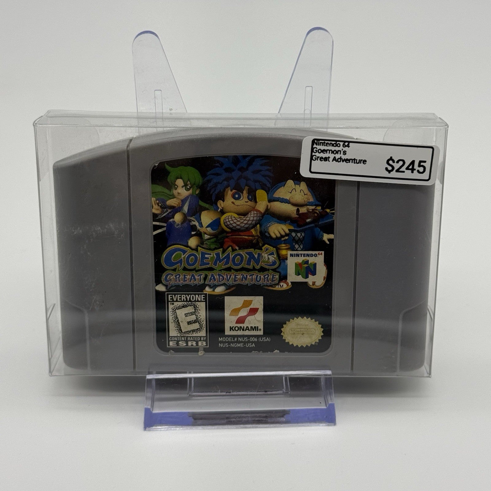 Goemon's Great Adventure - TESTED / AUTHENTIC - Nintendo 64 (N64) Game Rare2