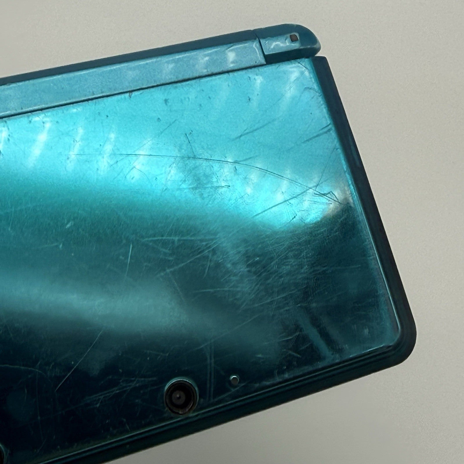 Nintendo 3DS Handheld Console Aqua Blue Glass Lens Region Free NTSC-J - Tested8