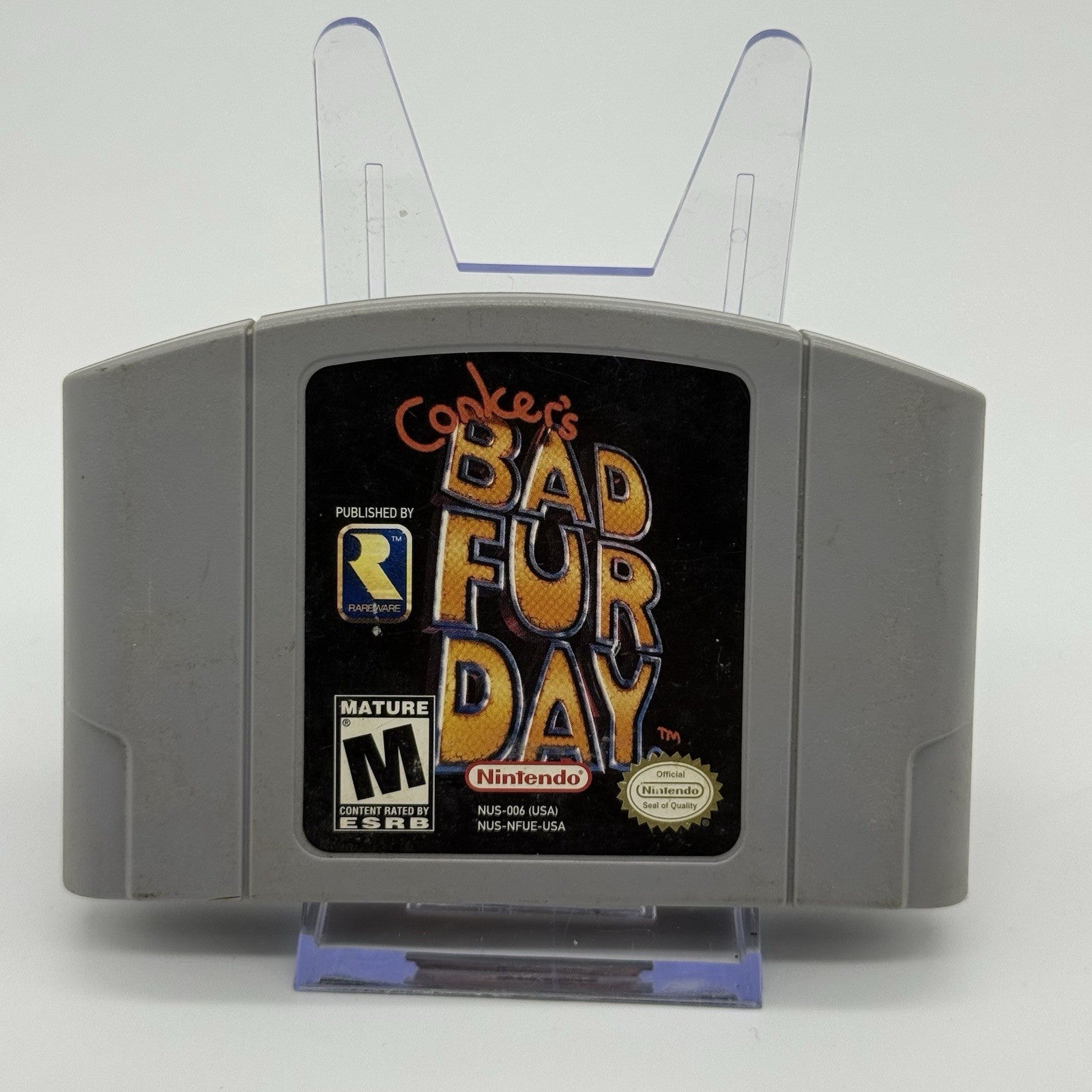 Conker's Bad Fur Day - Nintendo (N64) Cartridge - Authentic Game - TESTED Works0