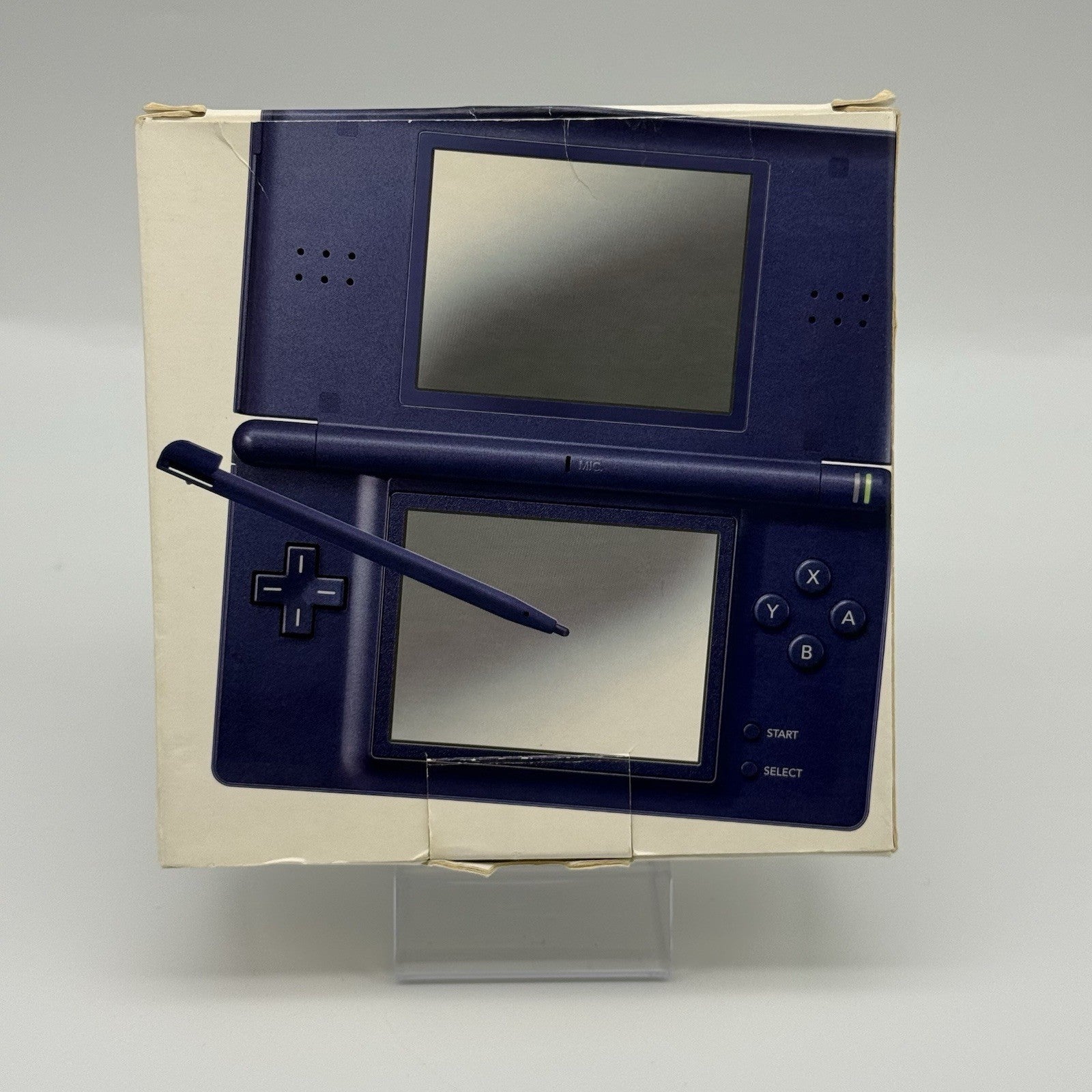 Japan Exclusive Enamel Navy Nintendo DS Lite Handheld Console CIB In Box Tested20