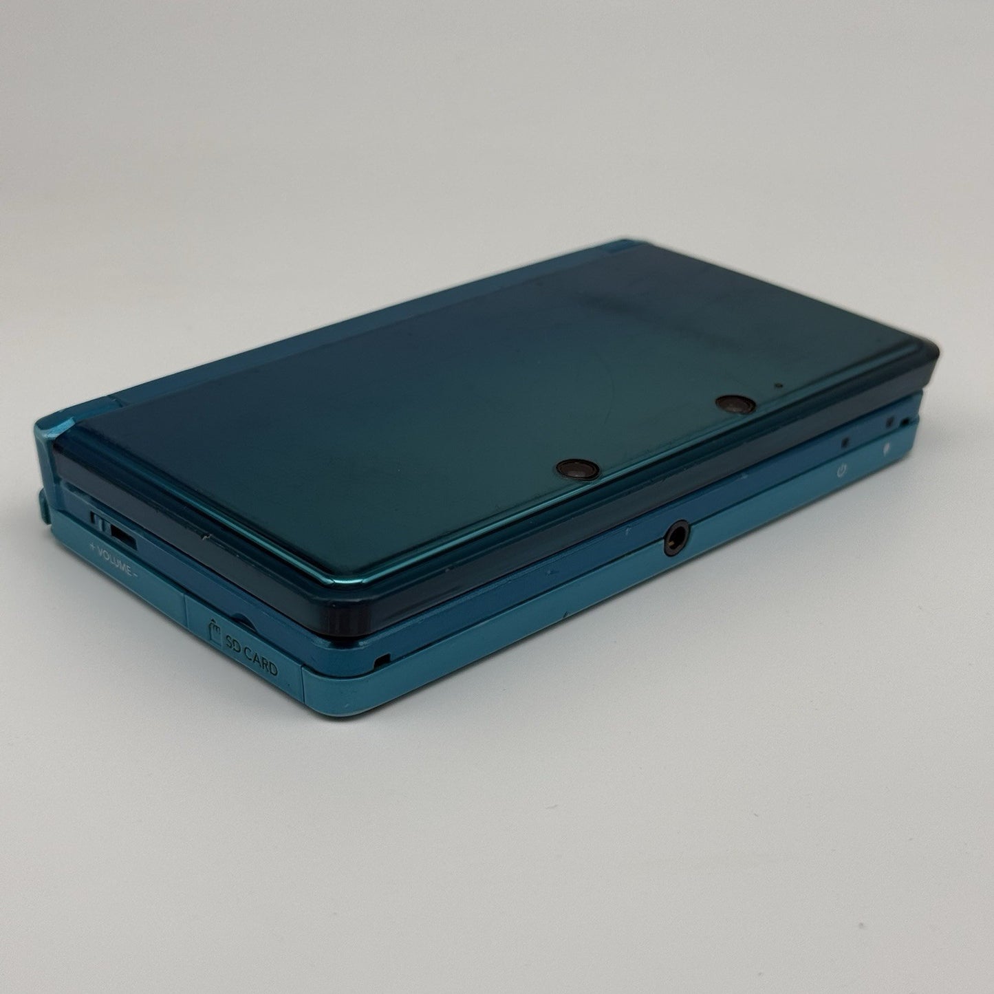 Nintendo 3DS Handheld Console Aqua Blue Glass Lens Region Free NTSC-J - Tested3