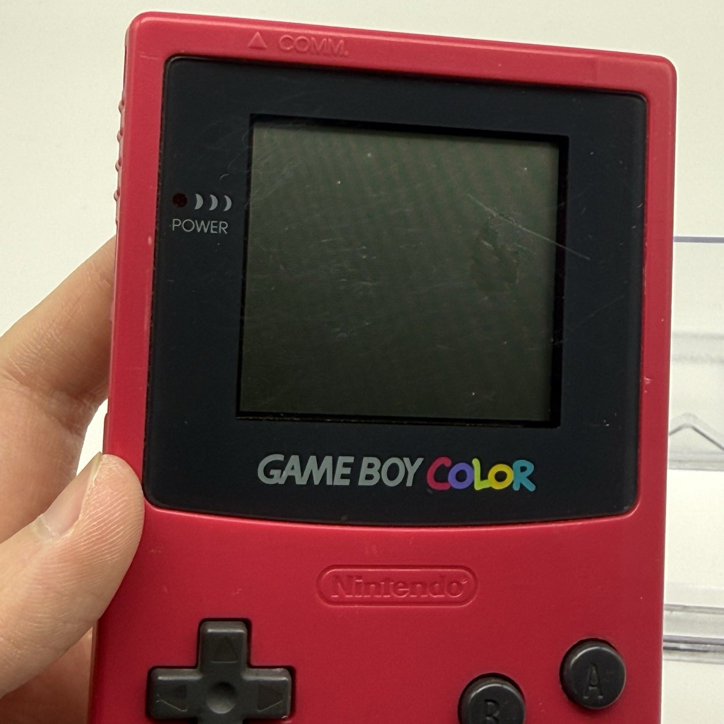 Nintendo Gameboy Boy Color Berry Red Console GBC CGB-001 - Tested Working13