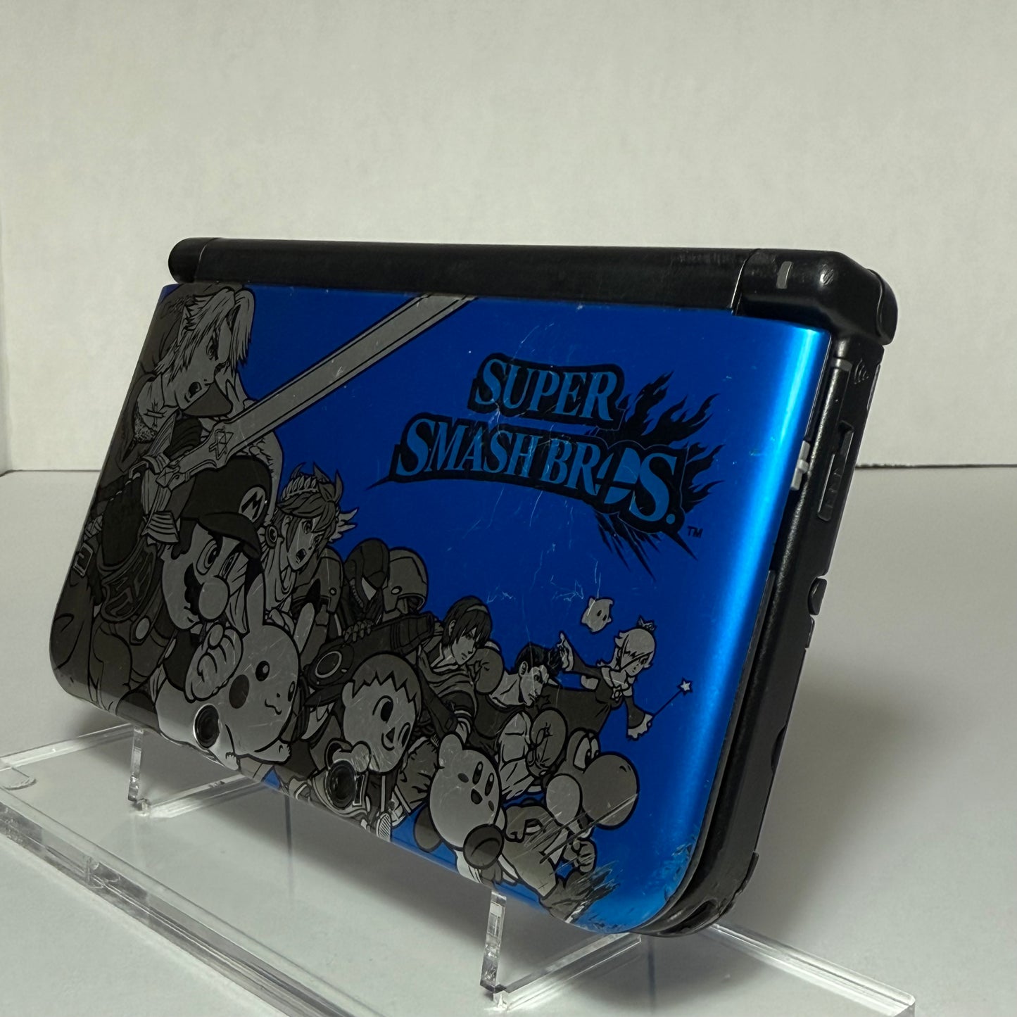 3DS XL [850+ Games] (128GB) - Super Smash Bros. Blue Edition