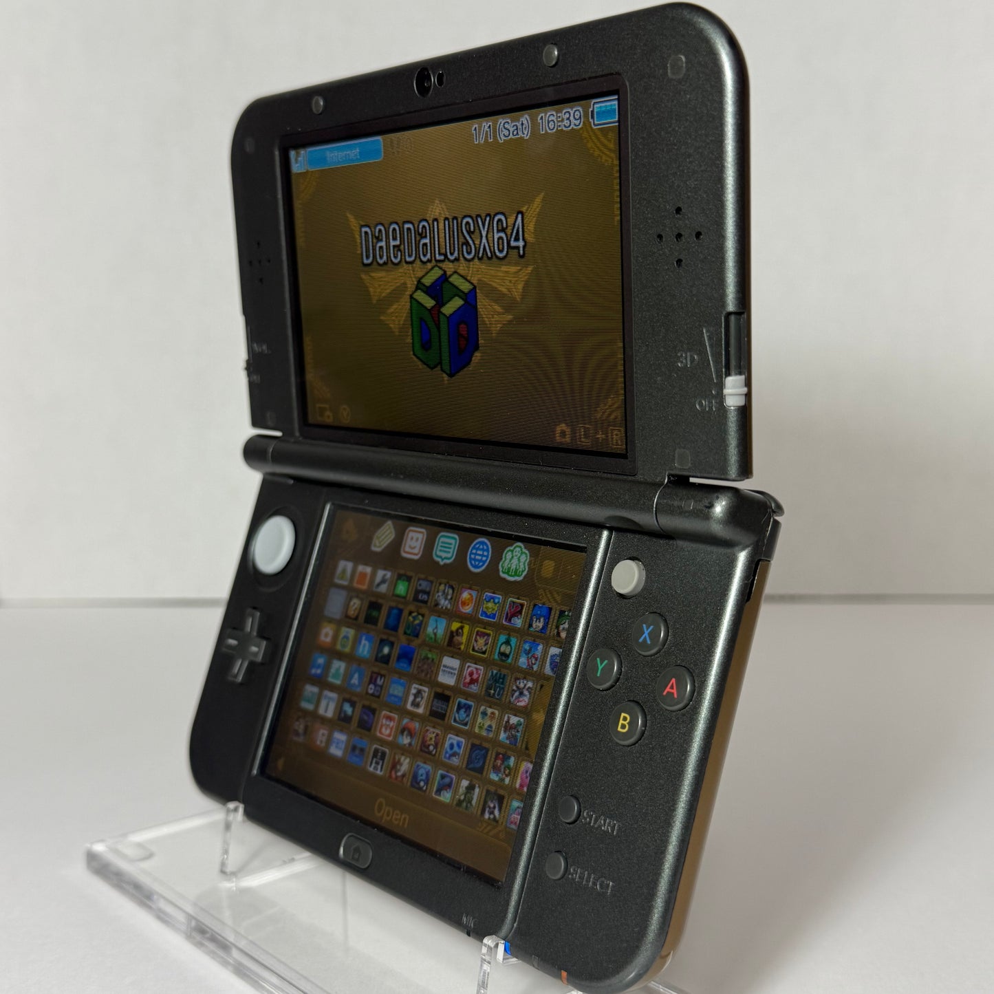 n3DS XL [850+ Games] (128GB) - Hyrule Edition (Dual IPS)