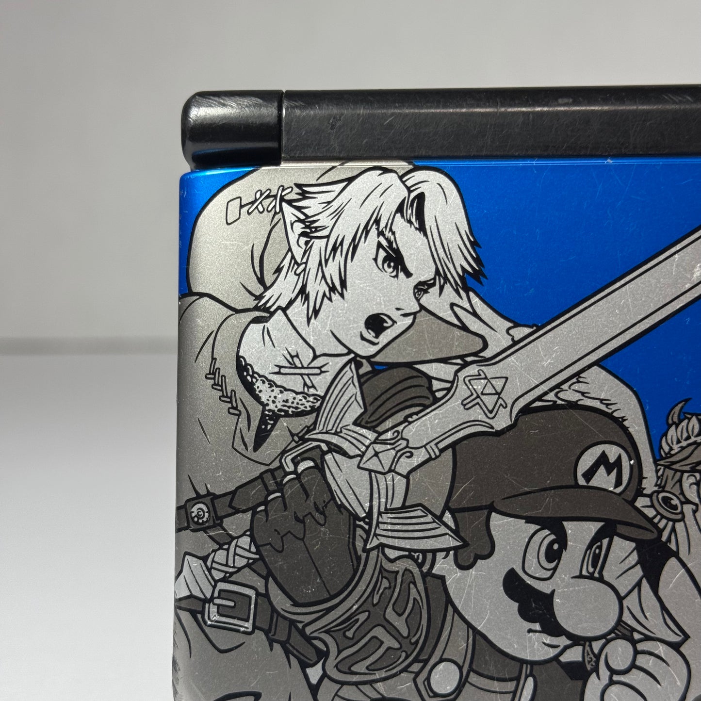 3DS XL [850+ Games] (128GB) - Super Smash Bros. Blue Edition