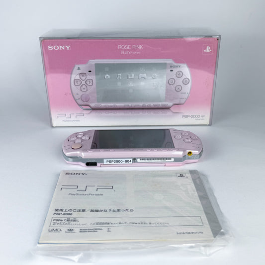 PSP 2000 - Rose Pink Console With Box