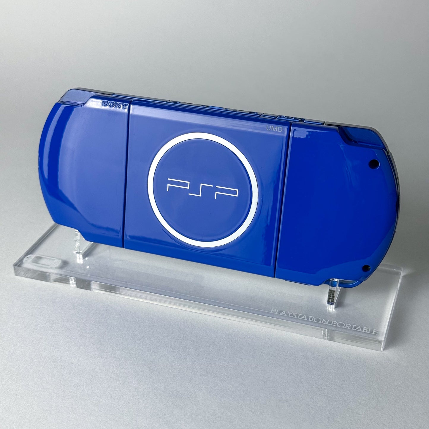 PSP 3000 - White & Blue Console With Box