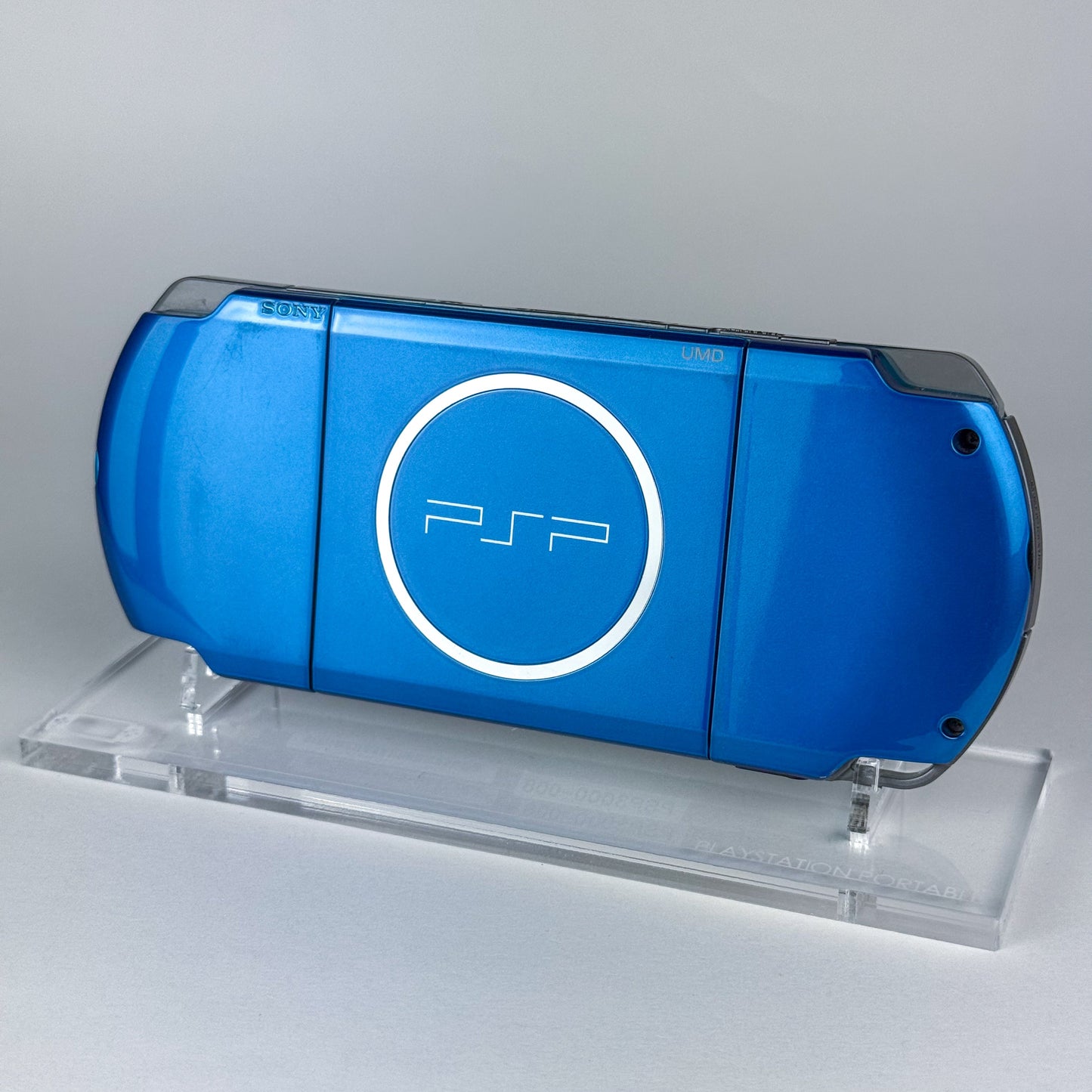 PSP 3000 - Clear Vibrant Blue Console